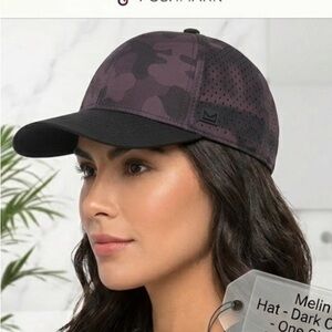 Melin Hydro A-Game Dark Camo Performance Snapback Hat